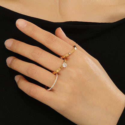 TrendsNex™ Minimalist Gold Rings