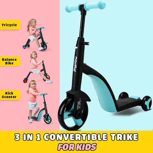 TrendsNex™ 3 In 1 Kids Convertible Scooter