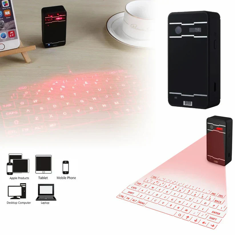 TrendsNex™ Laser Projection Bluetooth Virtual Keyboard