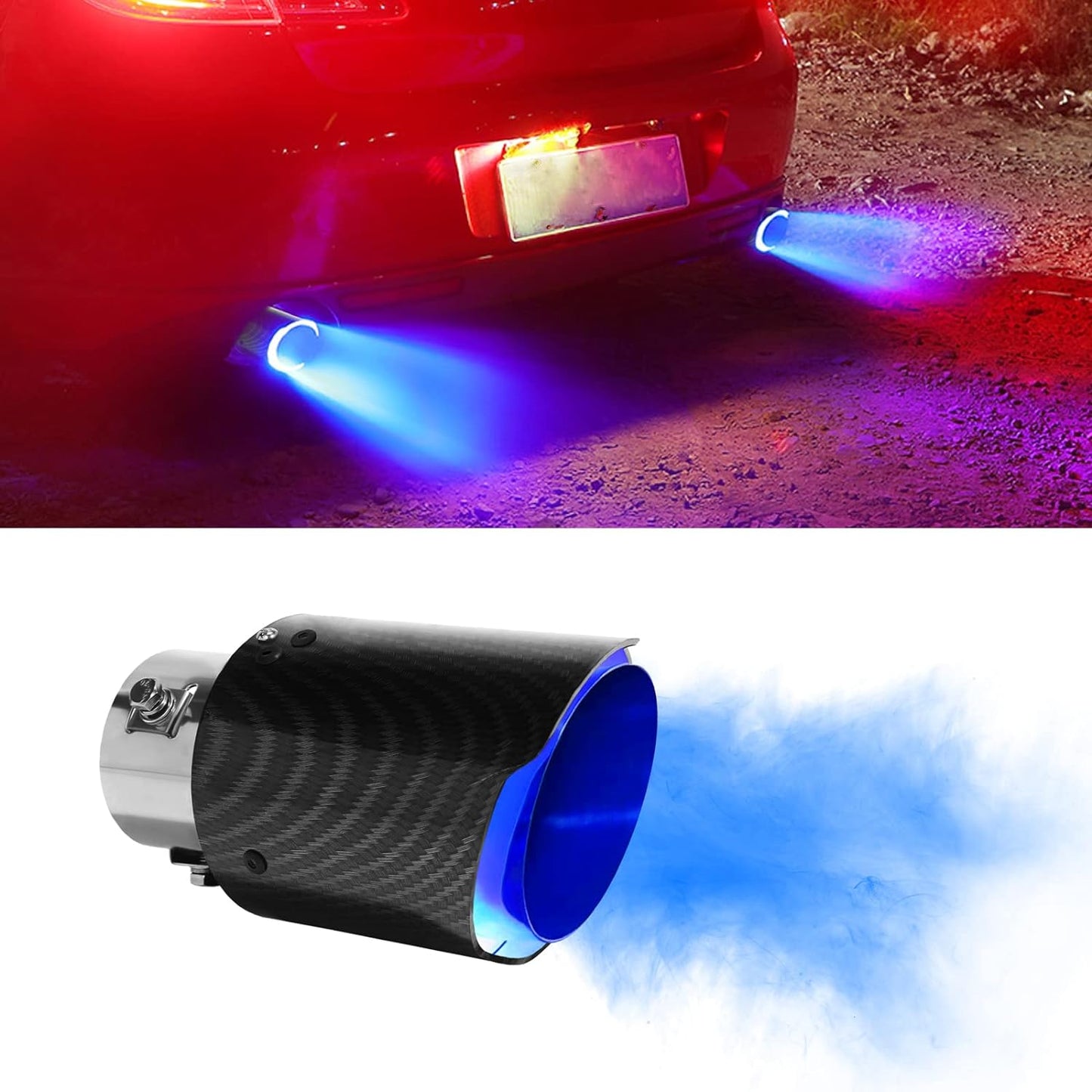 TrendsNex™ Universal led car exhaust pipe