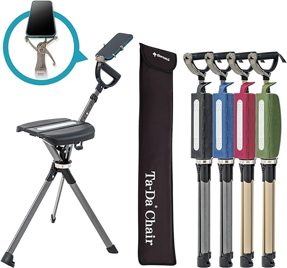 TrendsNex™  Walking Cane with Chair for Camping, Hiking and Elderly