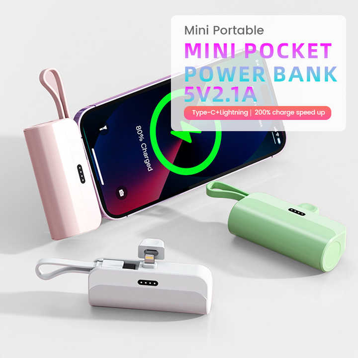 TrendsNex™ 5000mAh Mini Portable Power Bank