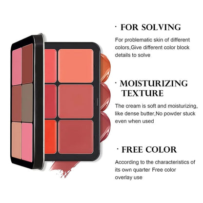 TrendsNex™ 12 Colors Cream Blush Palette